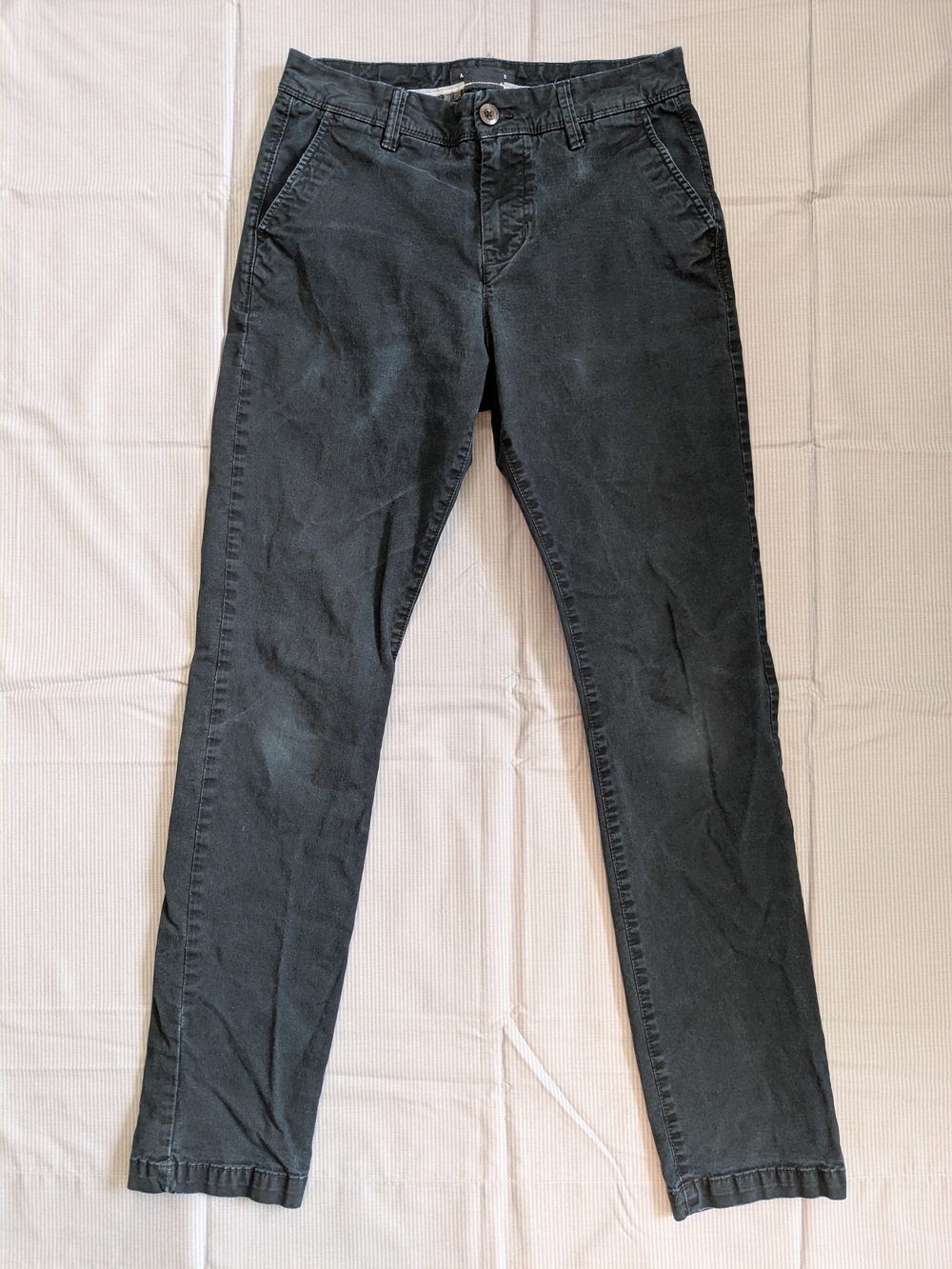 Aeropostale Men's Black Work Chino Pants - Slim Straight Fit - Size 30 - Fair